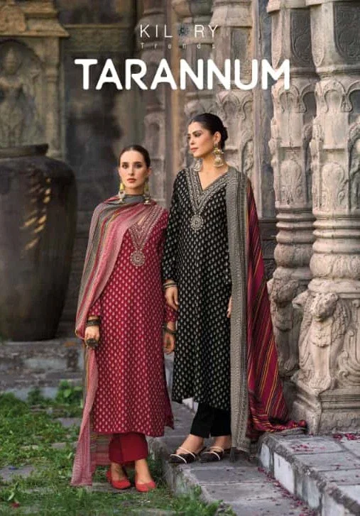 Kilory Tarannum Viscose Pashmina Digital Foil Print Designer Salwar Kameez