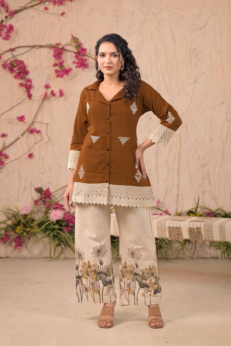 Naisha K 389 Cotton Flex Casual Wear Co Ord Set Collection