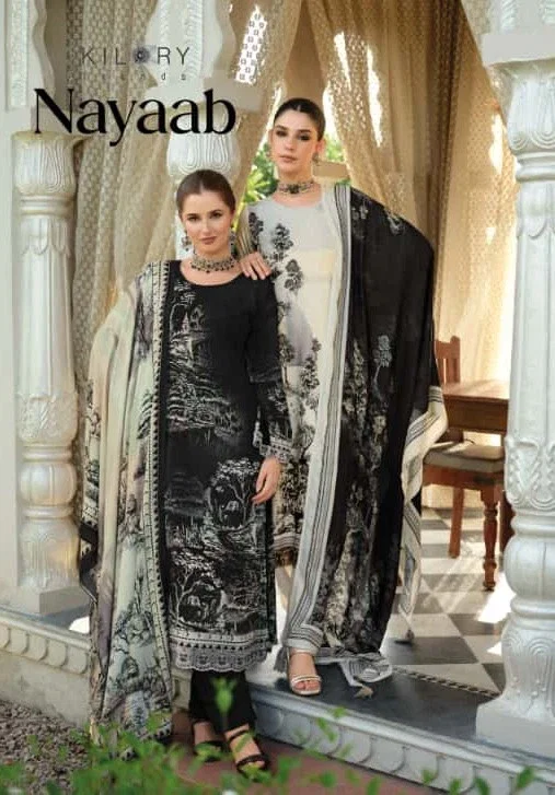 Kilory Nayaab Viscose Pashmina Digtal Printed Work Salwar Kameez Suits