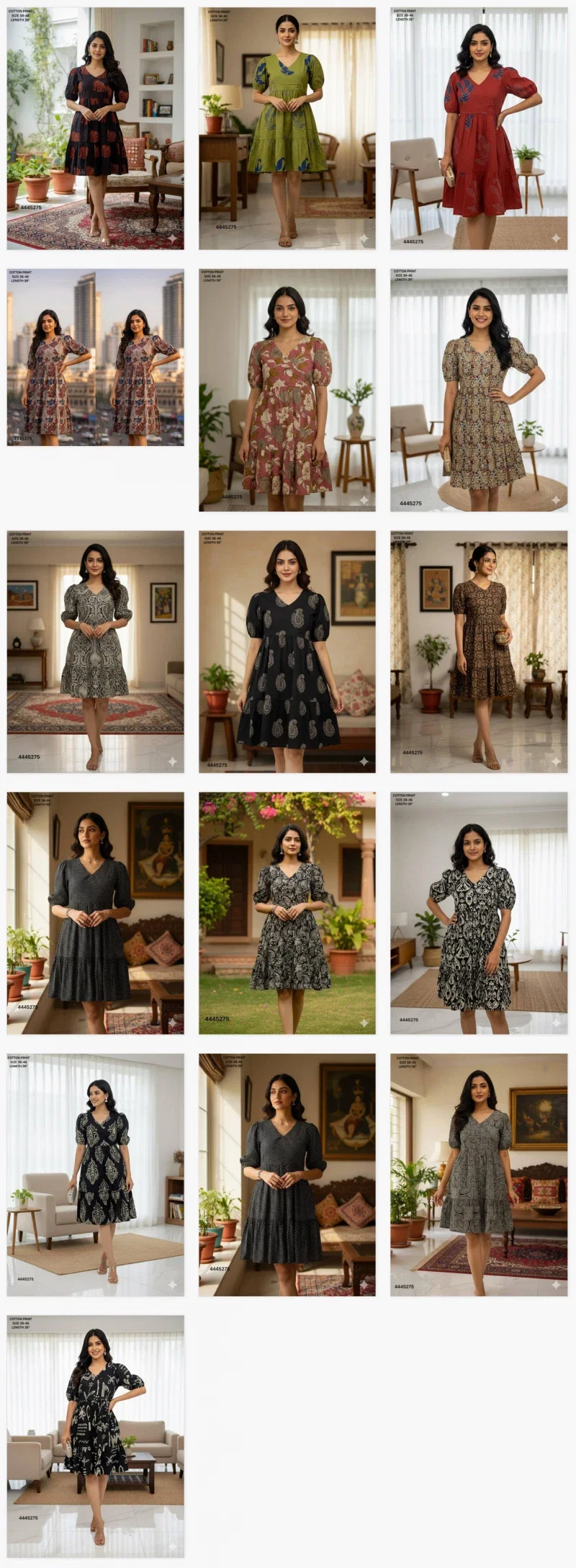 Naisha K 414 Cotton Print Casual Stylish Wear Short Top Collection