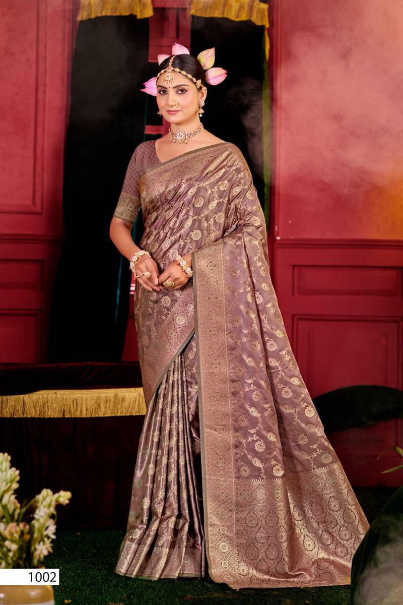 Saroj Dhruva Satin Saroski Vol 4 Premium Silk Saree Collection