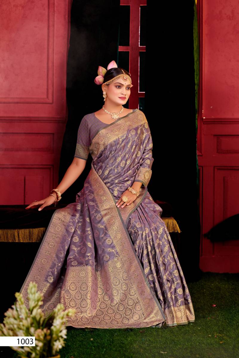 Saroj Dhruva Satin Saroski Vol 4 Premium Silk Saree Collection
