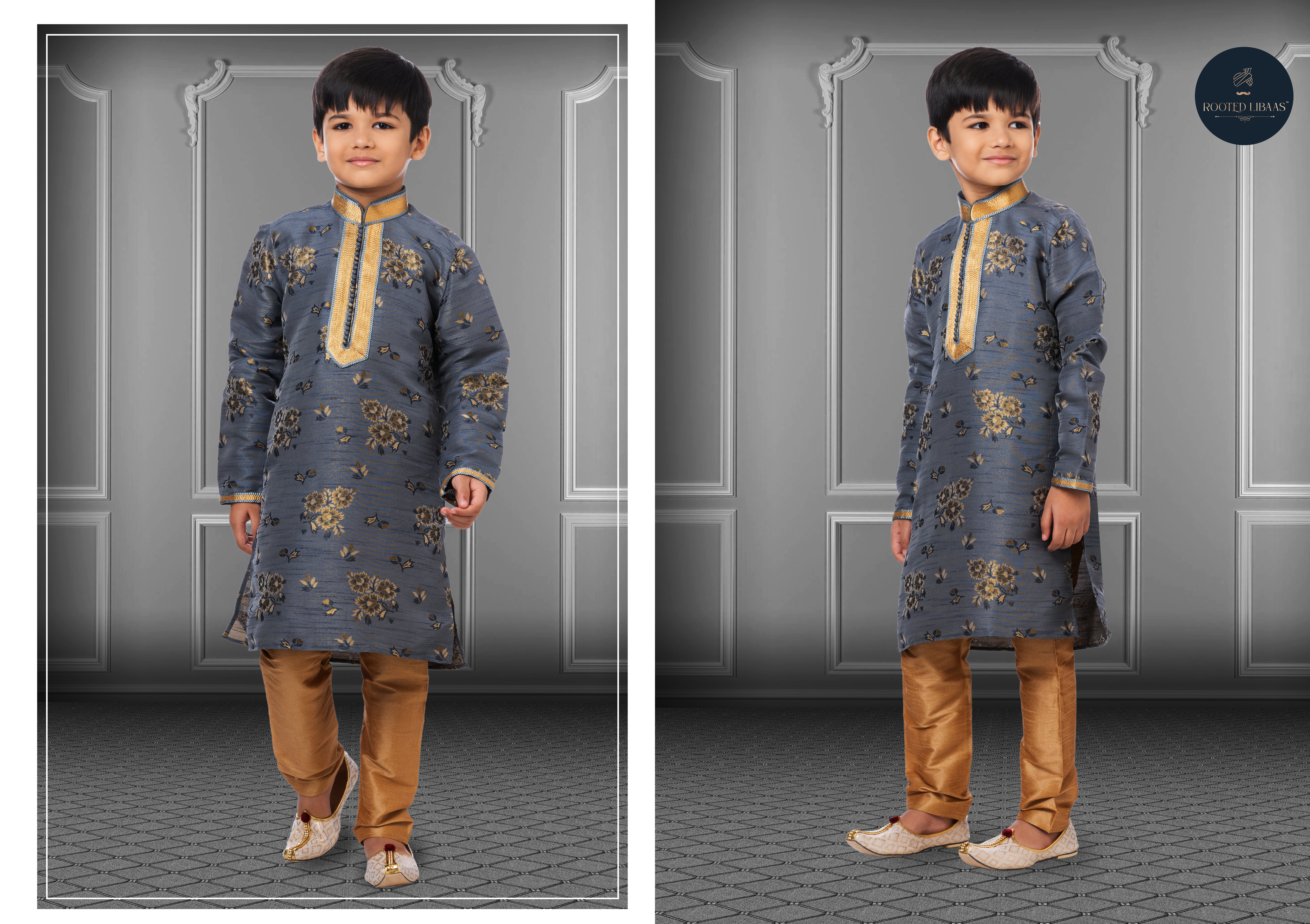 Swarg 681 To 709 Jacquard Silk Wedding Wear Kids Kurta Pajama