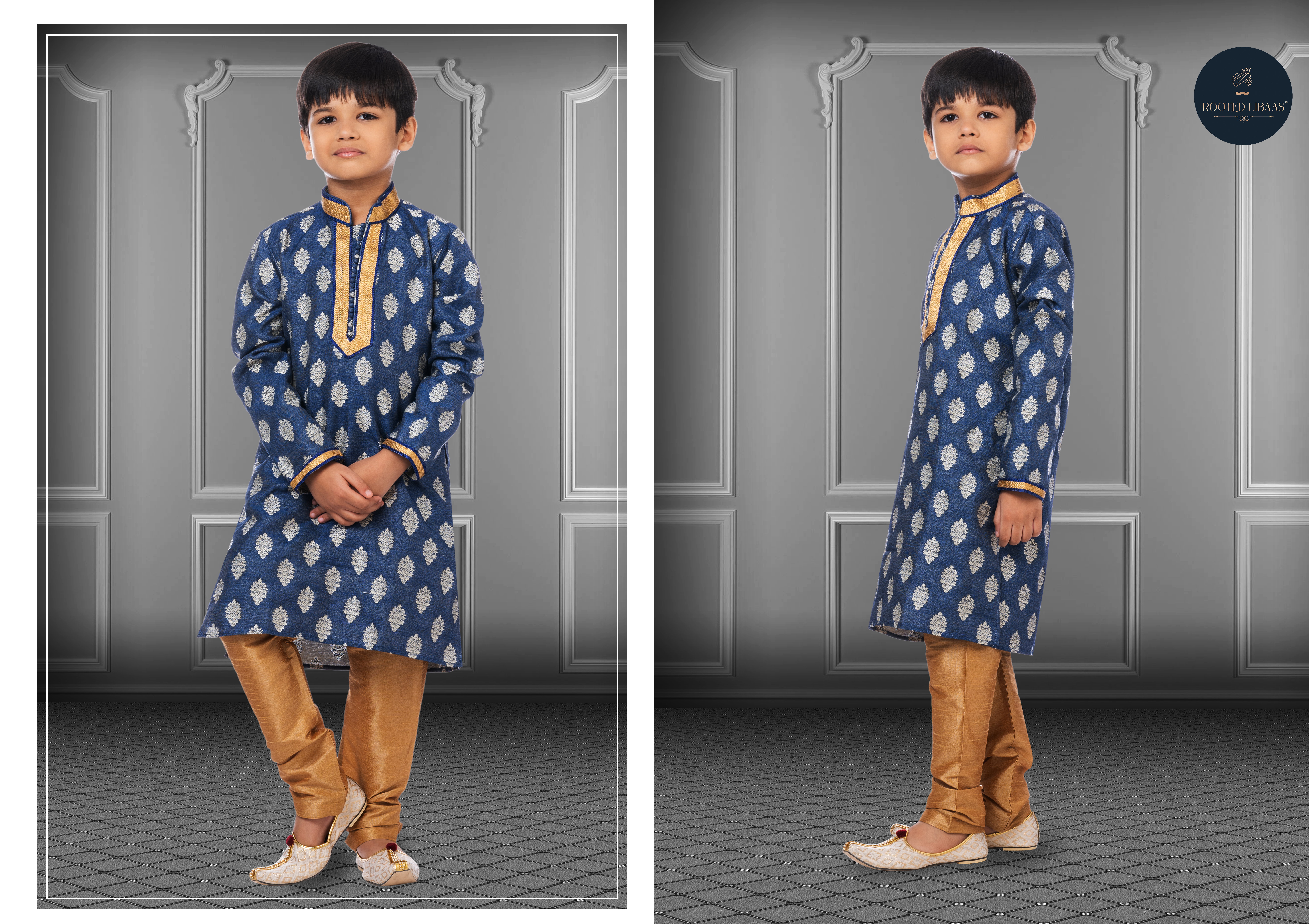 Swarg 681 To 709 Jacquard Silk Wedding Wear Kids Kurta Pajama
