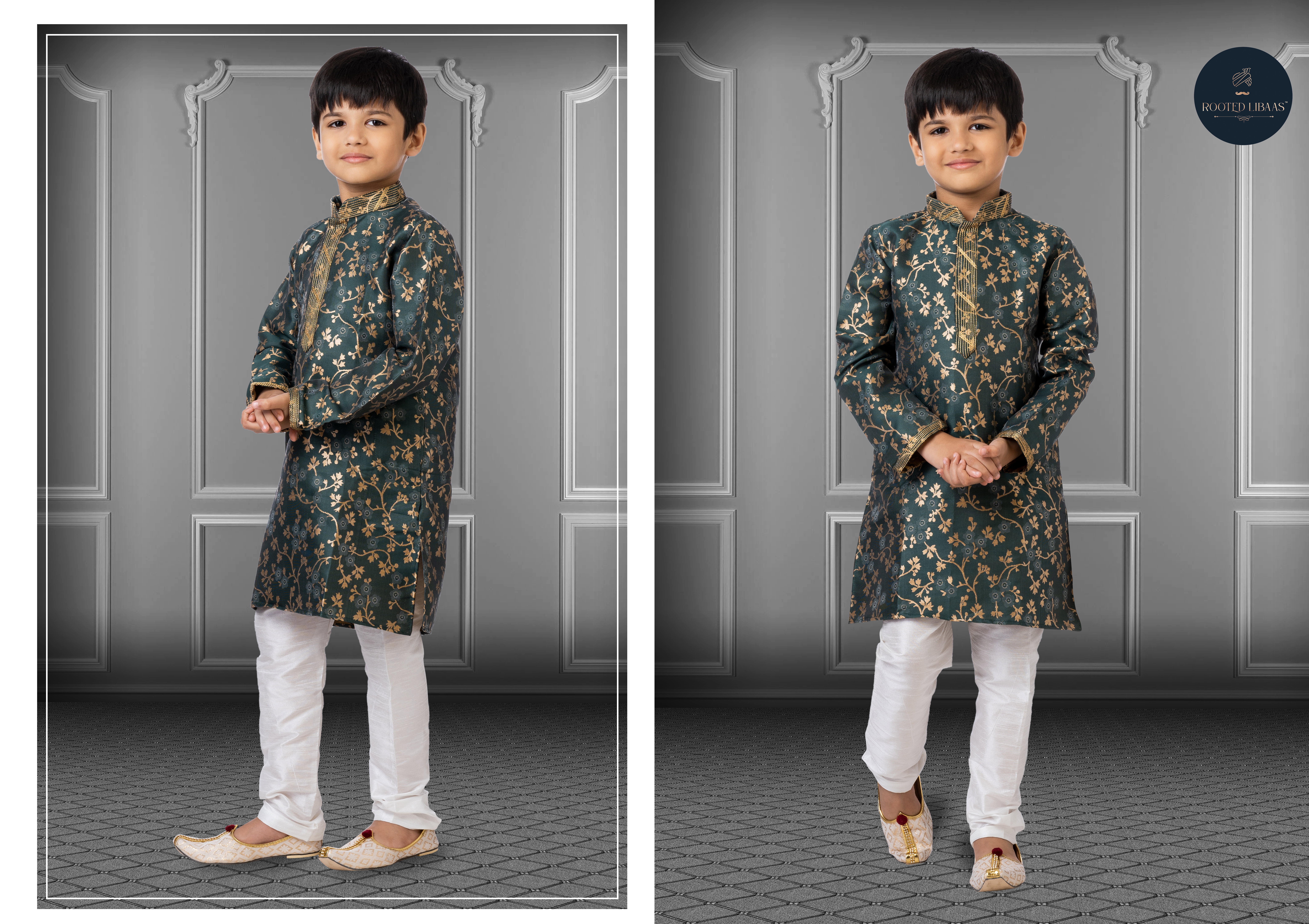 Swarg 681 To 709 Jacquard Silk Wedding Wear Kids Kurta Pajama