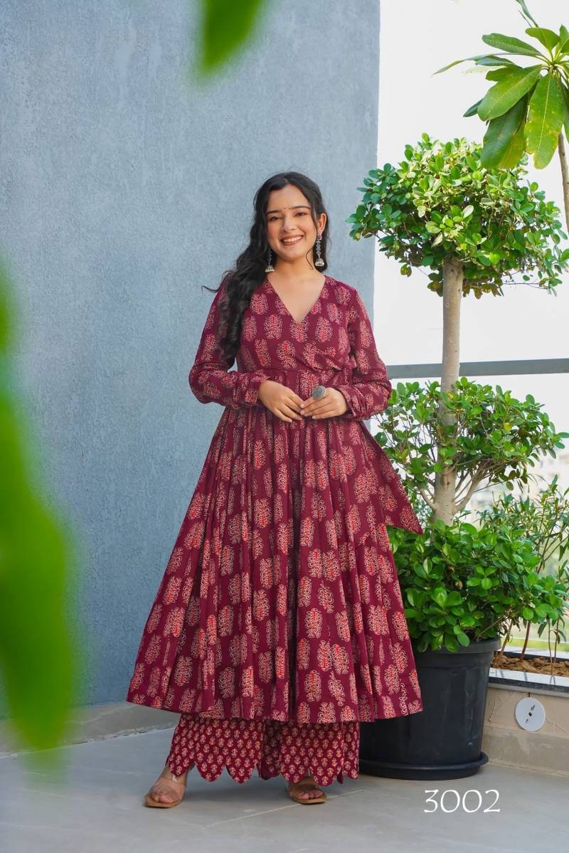 Vyoma Vol 3 Rayon Digital Printed Kurti And Bottom Festival Wear Collection