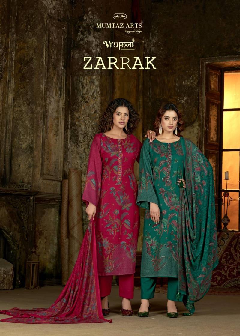Mumtaz Zarrak Viscose Pashmina Digital Printed Dress Material