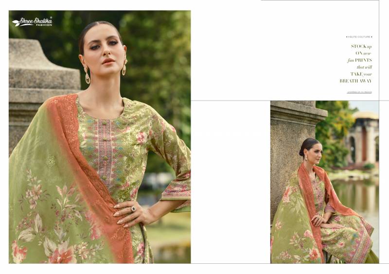 Shree Shalika Mahjabeen Vol 16 Cotton Lawn Digital Dress Material