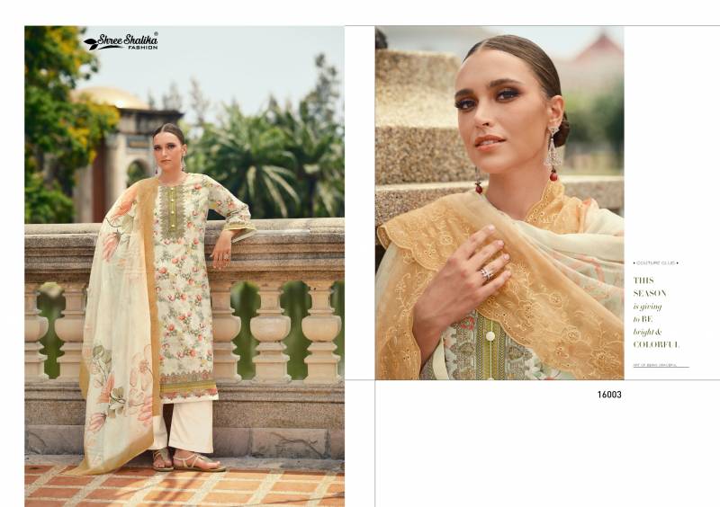 Shree Shalika Mahjabeen Vol 16 Cotton Lawn Digital Dress Material