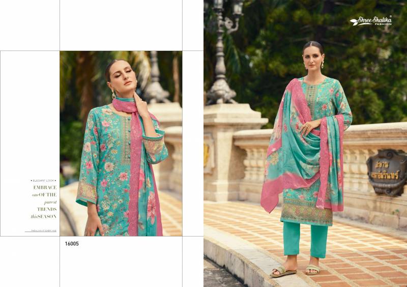 Shree Shalika Mahjabeen Vol 16 Cotton Lawn Digital Dress Material
