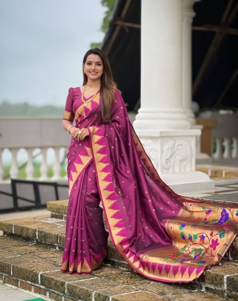Vt 6049 T Soft Pethani Silk Zari Weaving Designer Saree Collection