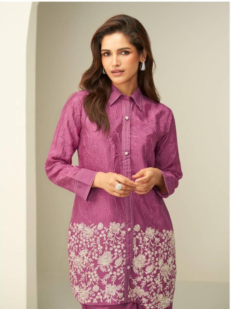 Amulya Hit 10411 And 12 Chinon Silk Premium Cord Set Collection
