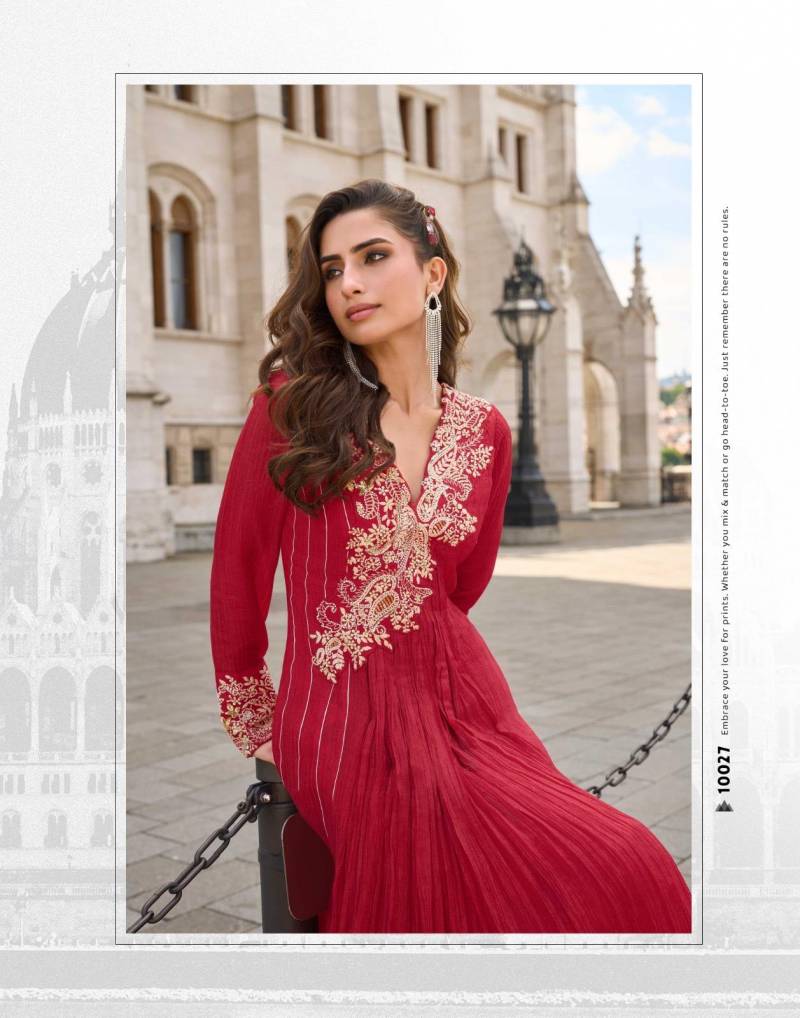 Sayuri Jhalak Crush Silk Embroidered Designer Gown Collection