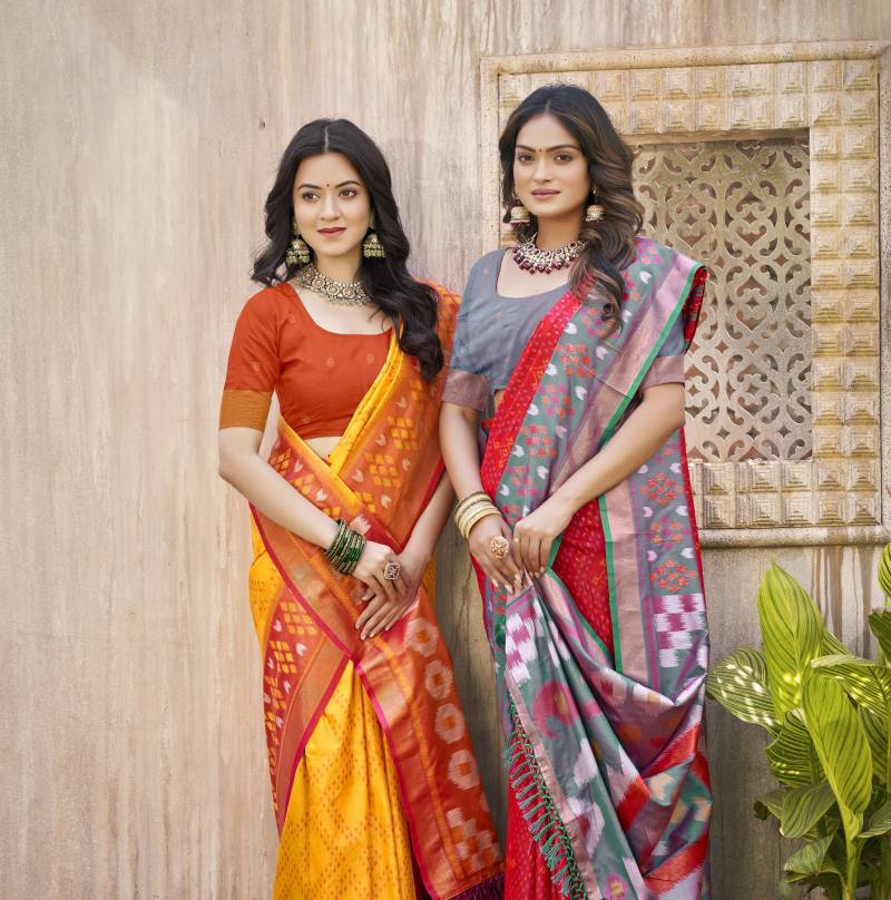 Ast Poorvika Silk Vol 3 Designer Pochampalli Silk Saree Collection