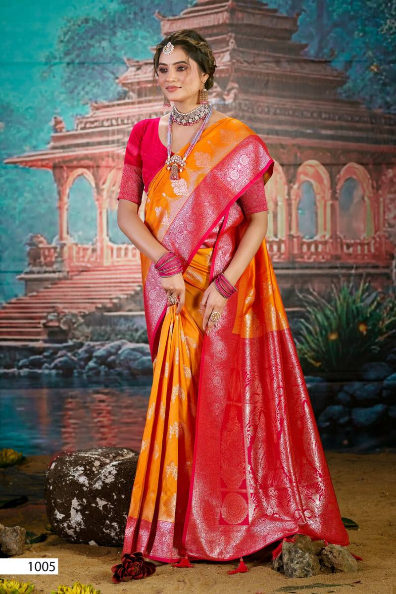 Saroj Virasat Silk Saroski Vol 5 Premium Silk Saree Collection