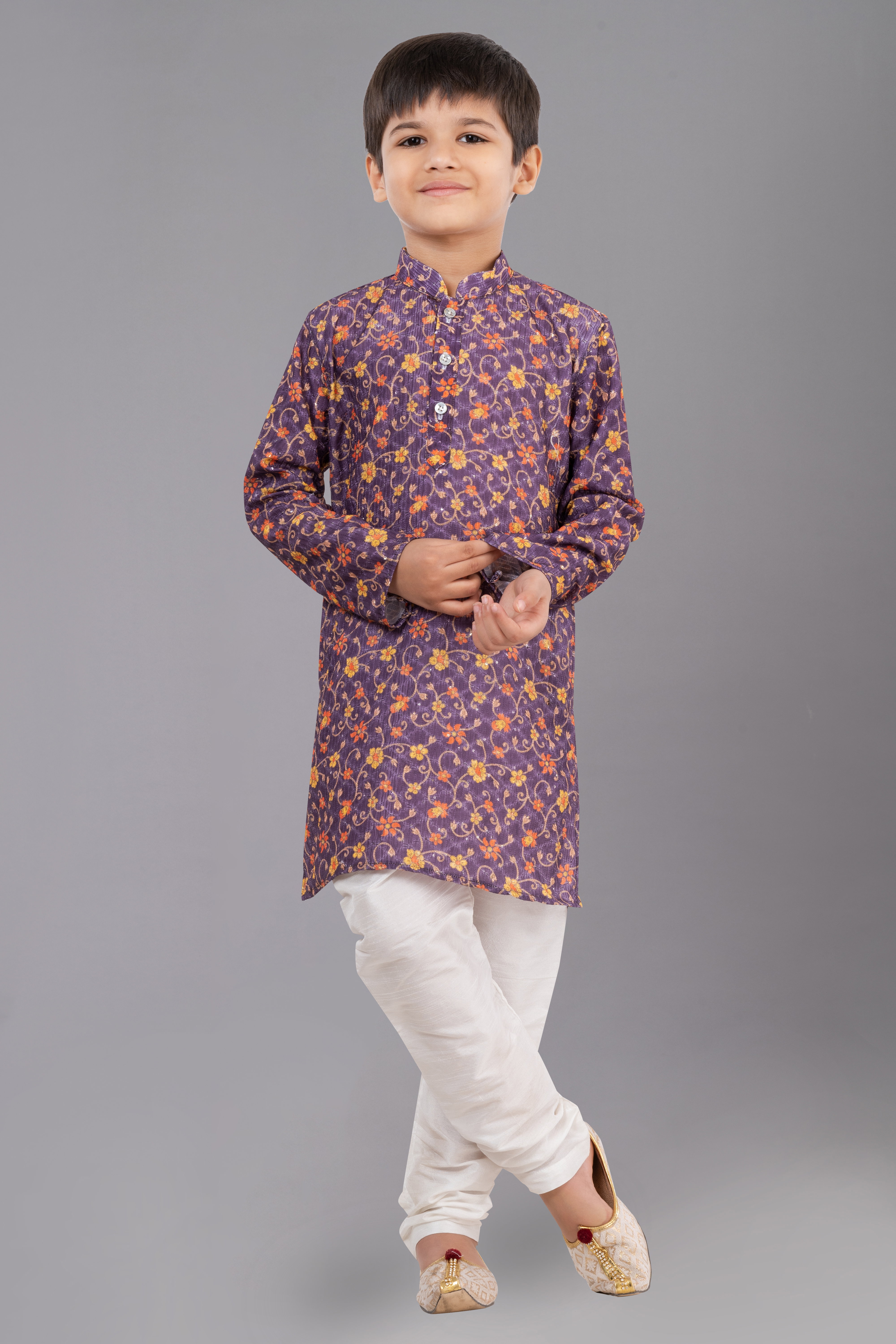 Swarg 771 To 796 Mono Polyster Digital Print With Sequins Work Kids Kurta Pajama
