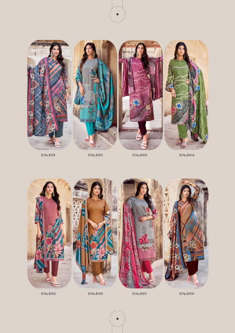 Roli Moli Kabira Pashmina Printed Dress Material Collection