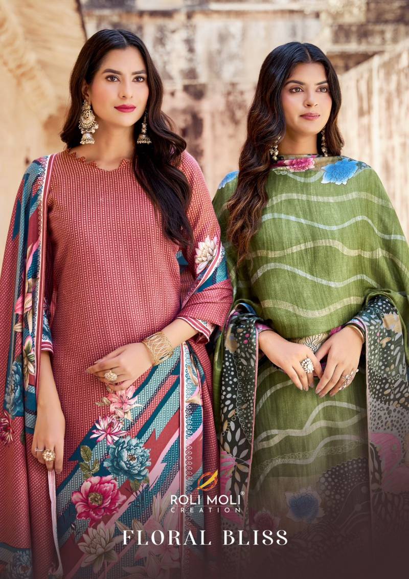 Roli Moli Kabira Pashmina Printed Dress Material Collection