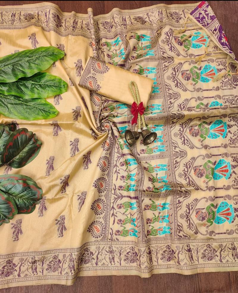 Vt 6052 T Soft Handloom Silk Traditional Saree Collection