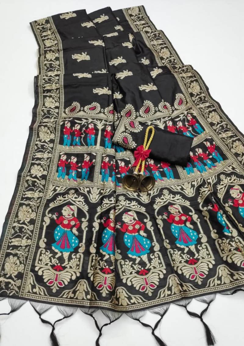 Vt 6052 T Soft Handloom Silk Traditional Saree Collection