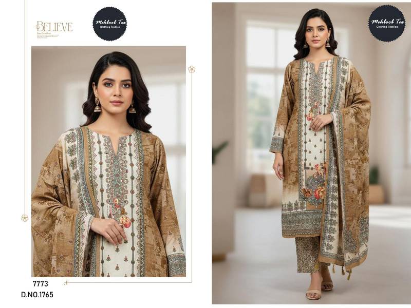 Mehboob Tex 1765 Viscose Digital Print Work Pakistani Salwar Kameez