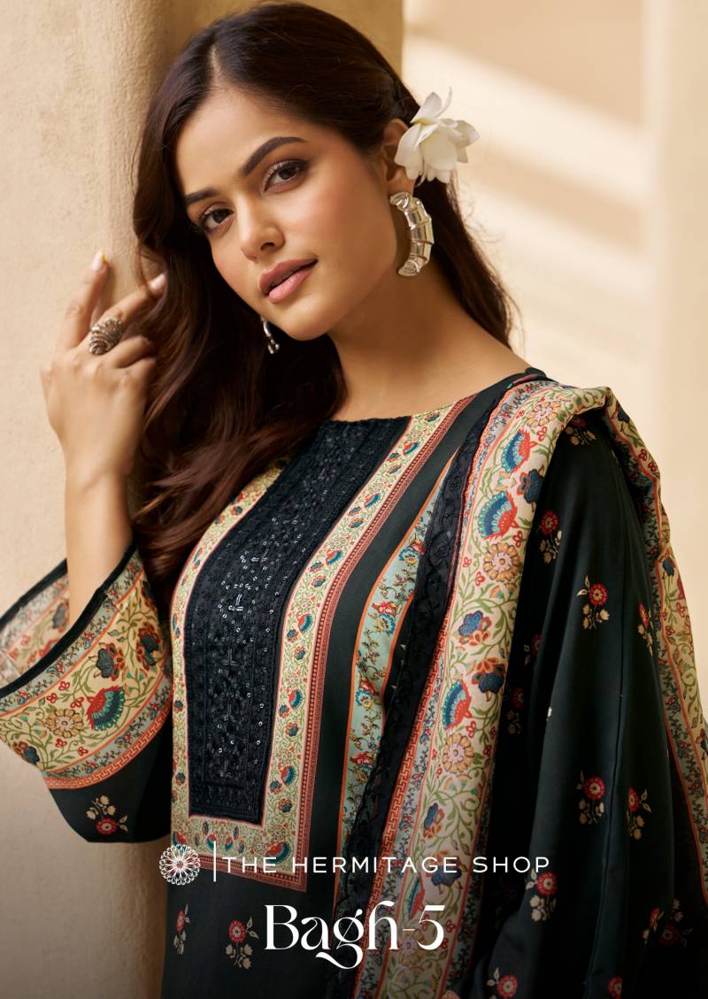 Hermitage Bagh Vol 5 Viscose Embroidery Dress Material Collection