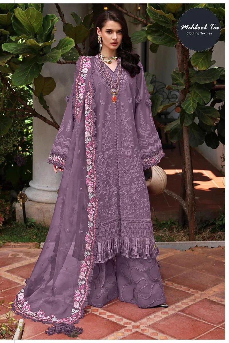 Mehboob Tex 1741 C Cotton Embroidery Pakistani Salwar Kameez