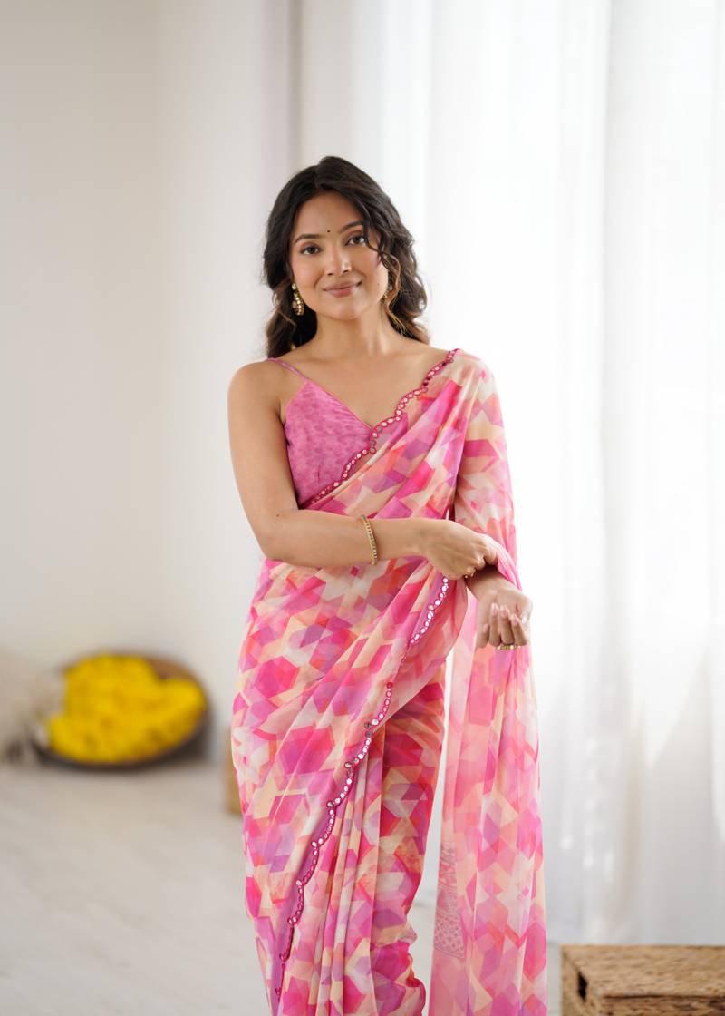 Pavitra Vol 2 Georgette Stylish Daily Wear Saree Collection