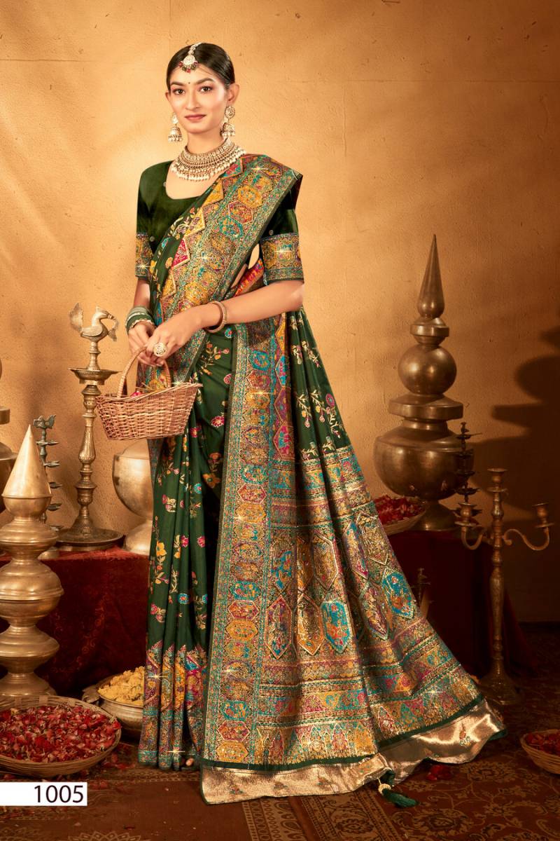 Saroj Kalash Silk Saroski Vol 1 Fancy Silk Saree Collection