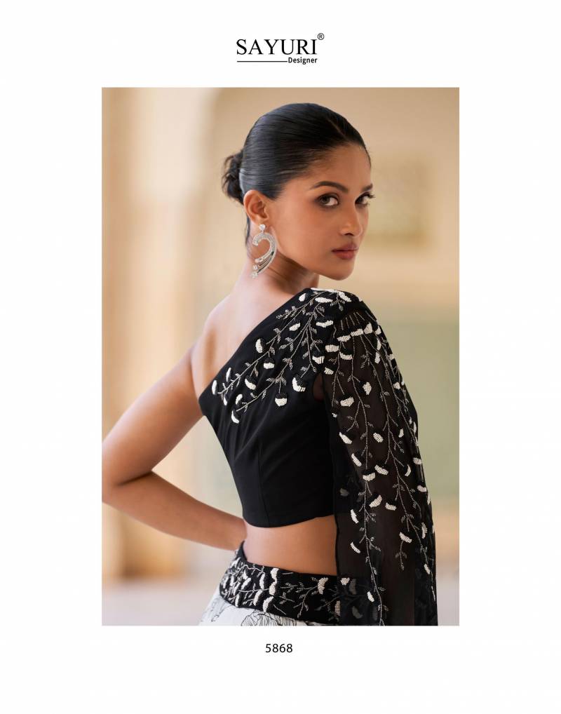 Sayuri Qayaamat Chinon Embroidered Designer Stylist Lehenga Choli