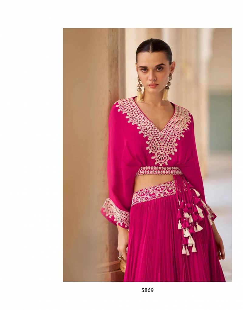 Sayuri Qayaamat Chinon Embroidered Designer Stylist Lehenga Choli