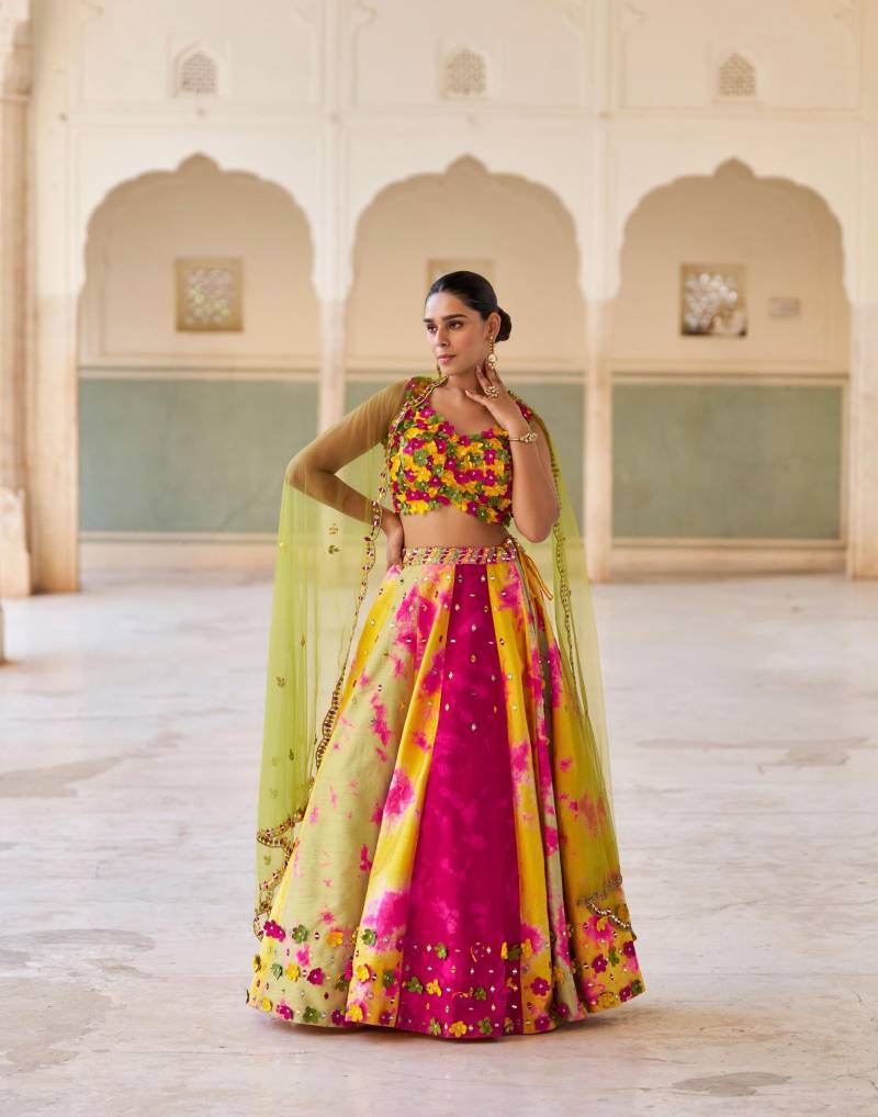 Sayuri Qayaamat Chinon Embroidered Designer Stylist Lehenga Choli