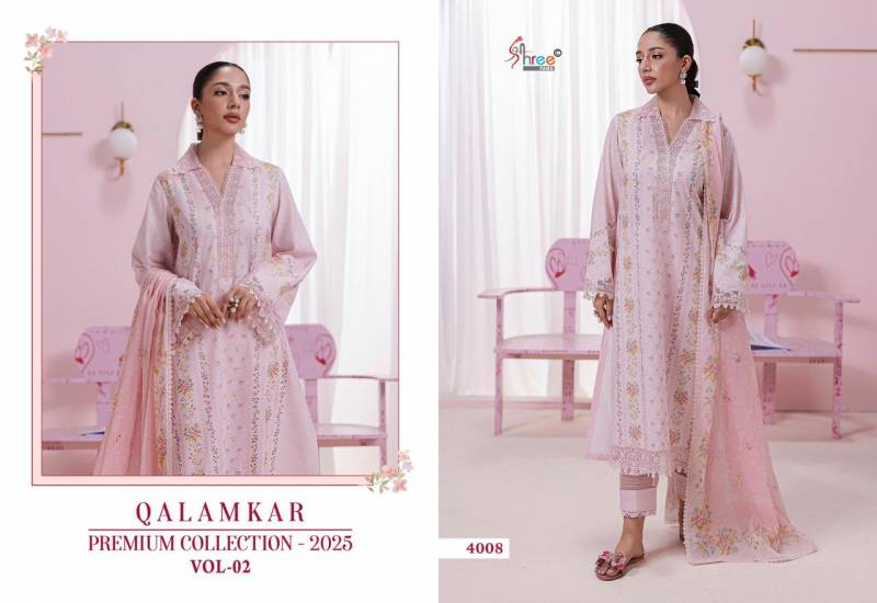 Shree Qalamkar Premiun Collection 2025 Vol 2 Cotton Dupatta Salwar Suits