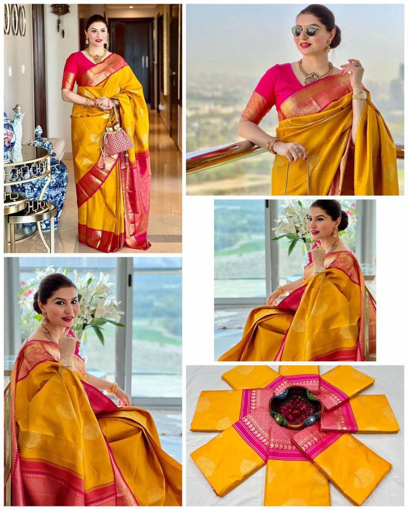 Soft Silk 4029 Soft Lichi Silk Rich Pallu Festival Wear Saree