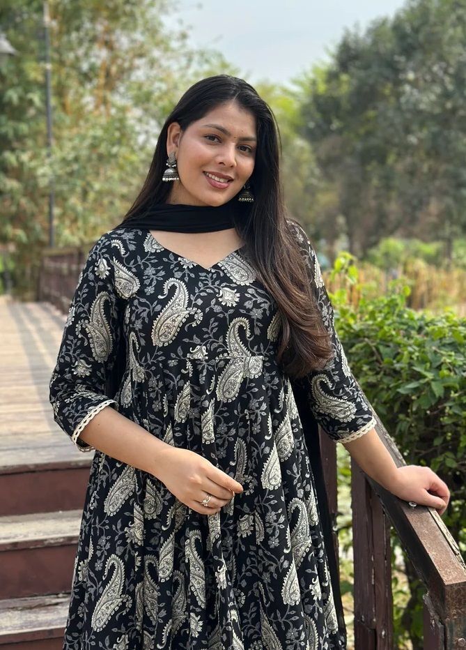 Dhruvi 378 Viscose Fancy Casual Wear Kurti With Bottom Dupatta