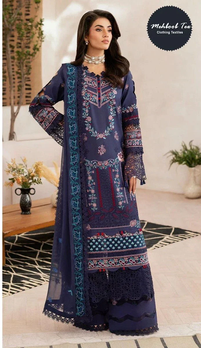 Mehboob Tex 1754 Cotton Embroidered Pakistani Salwar Kameez Suits