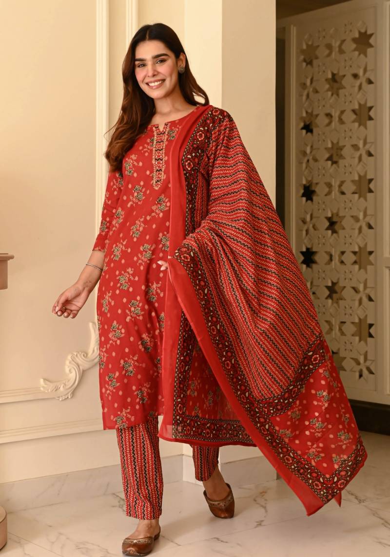 Dhruvi 377 Viscose Fancy Casual Wear Kurti With Bottom Dupatta