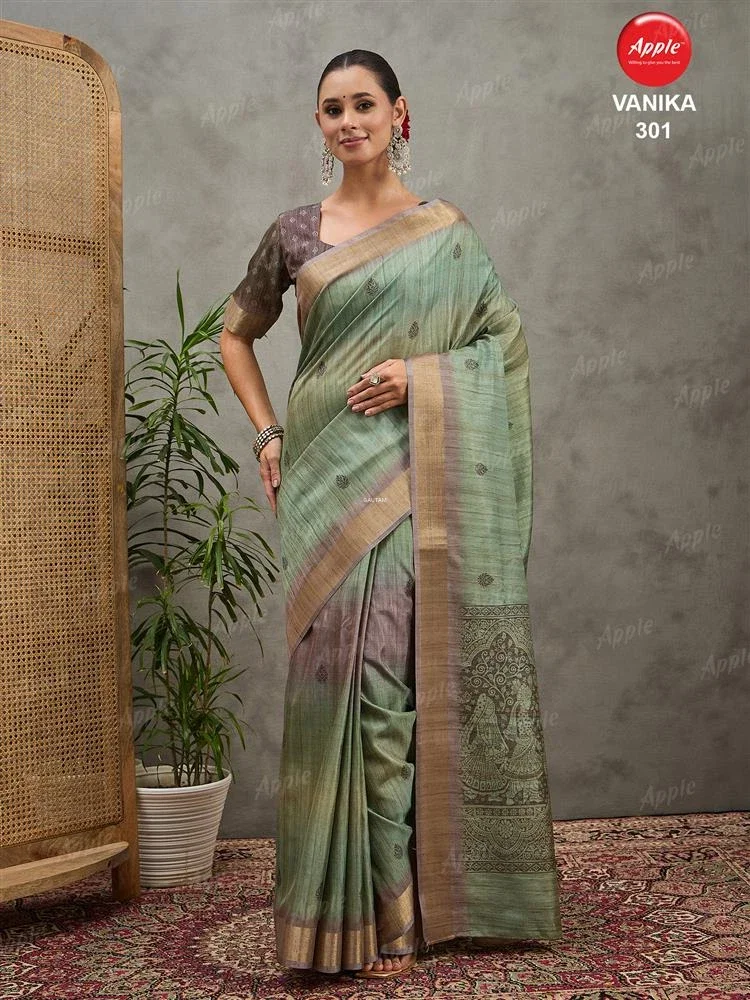 Apple Vanika Vol 3 Cotton Silk Digital Printed Saree Collection