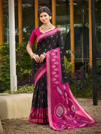 Ast Poorvika Silk Vol 5 Soft Silk Designer Pochampalli Saree Collection