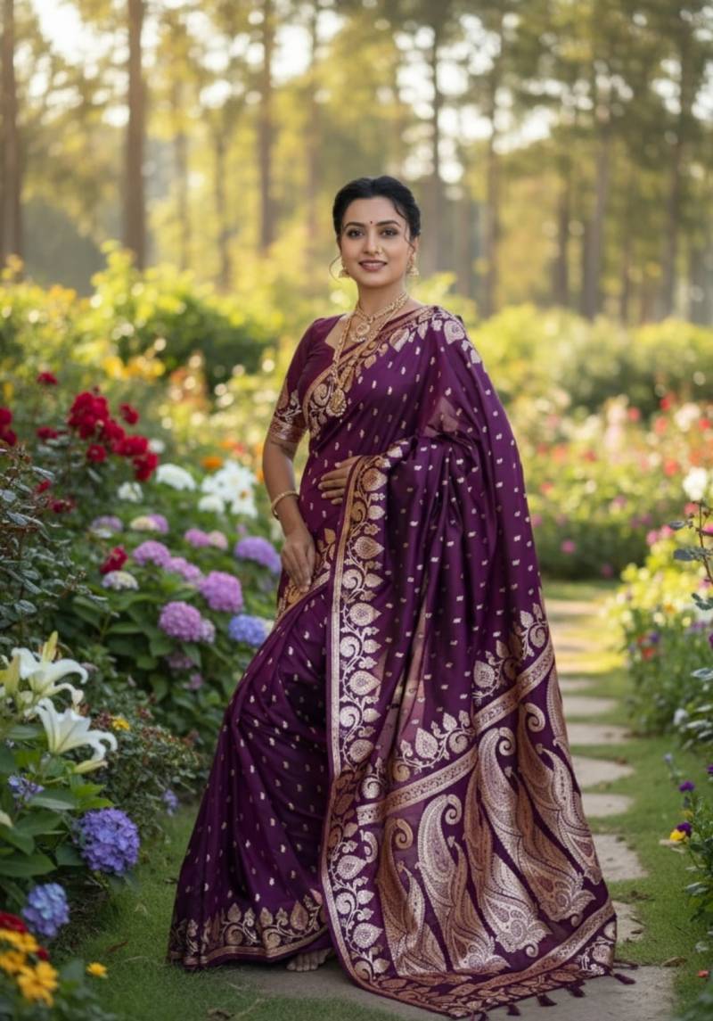 Vt 6059 T Soft Banarasi Silk Designer Saree Collection