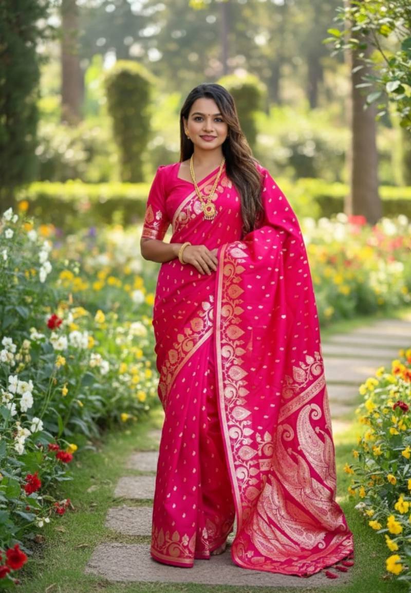 Vt 6059 T Soft Banarasi Silk Designer Saree Collection