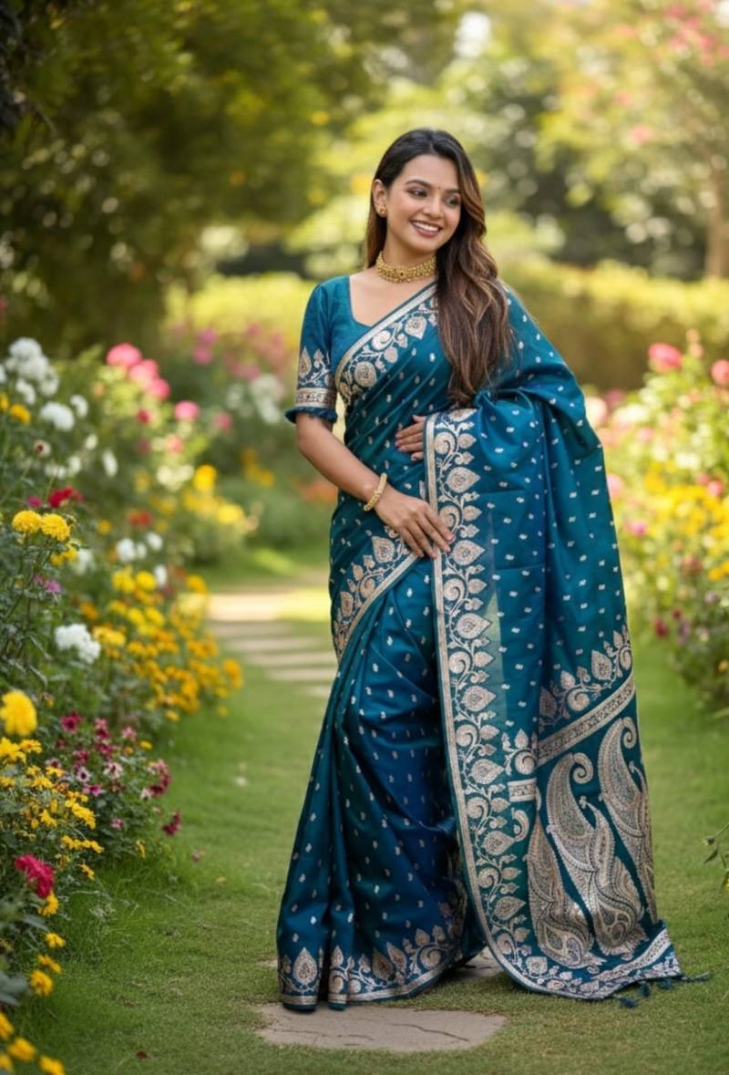 Vt 6059 T Soft Banarasi Silk Designer Saree Collection