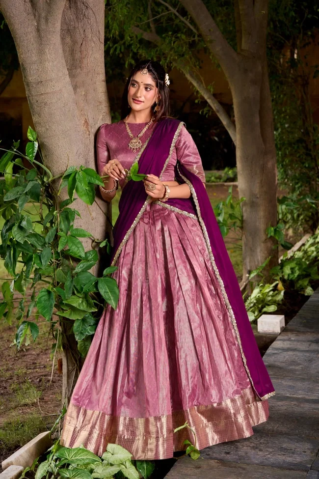 Lekha yf 2026 Dupion Silk Zari Weaving Worked Designer Lehenga Collection