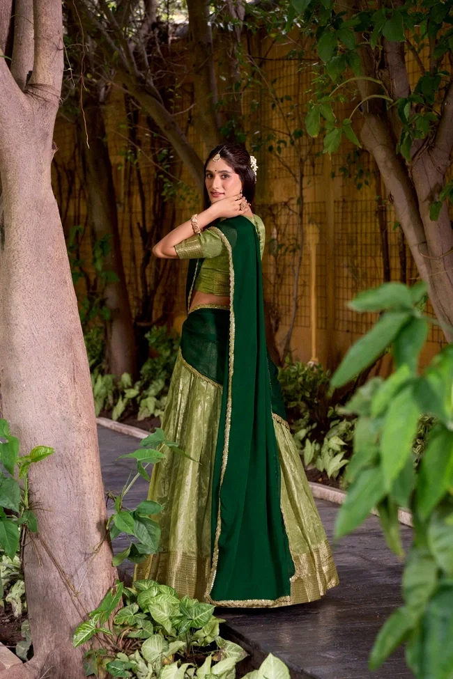 Lekha yf 2026 Dupion Silk Zari Weaving Worked Designer Lehenga Collection