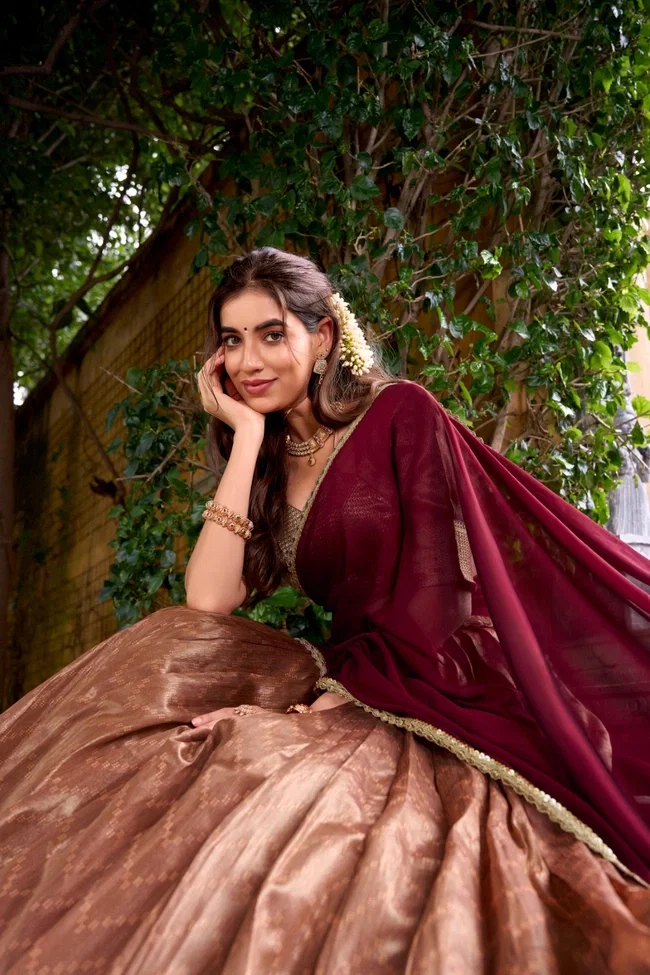 Lekha yf 2026 Dupion Silk Zari Weaving Worked Designer Lehenga Collection