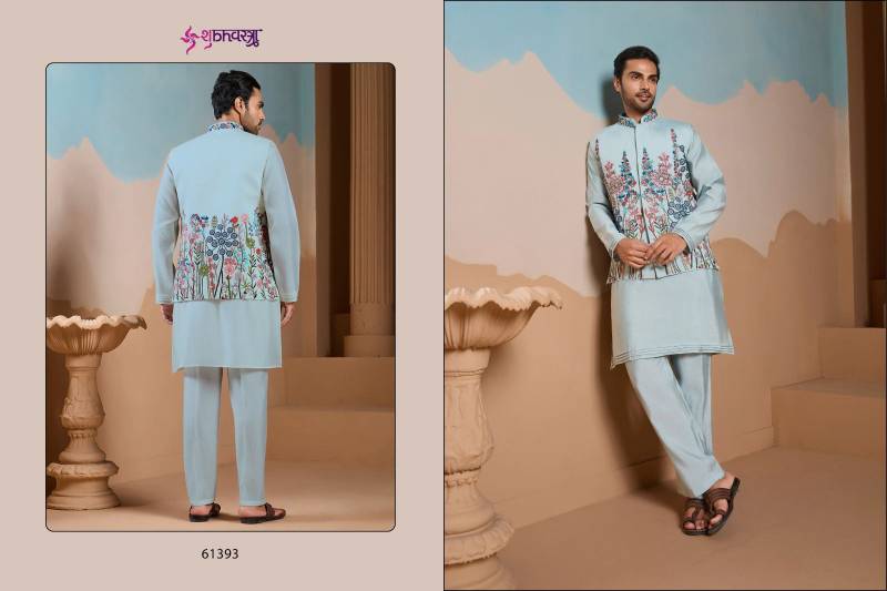 Shubhvastra Vivah Vibe Silk Threadwork Kurta Bottom Koti Collection