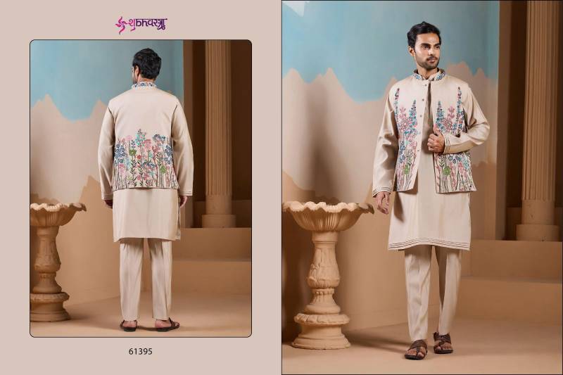 Shubhvastra Vivah Vibe Silk Threadwork Kurta Bottom Koti Collection