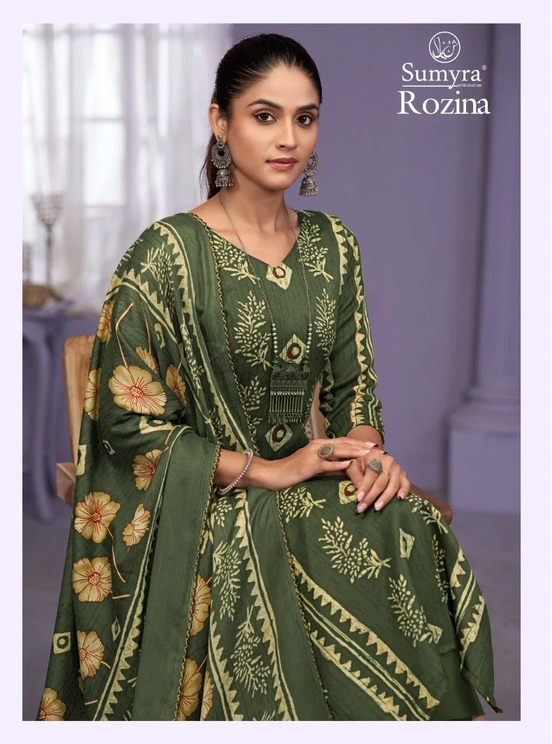 Radhika Sumyra Rozina Pashmina Designer Print Salwar Kameez