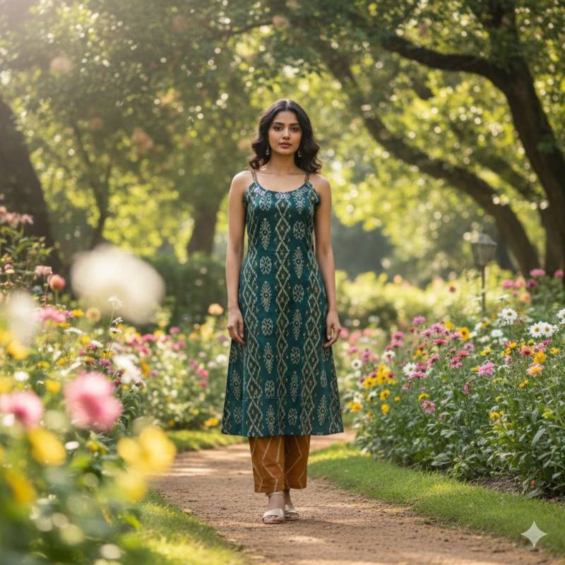 Naisha K 446 Cambric Cotton Handwork Top And Bottom Collection