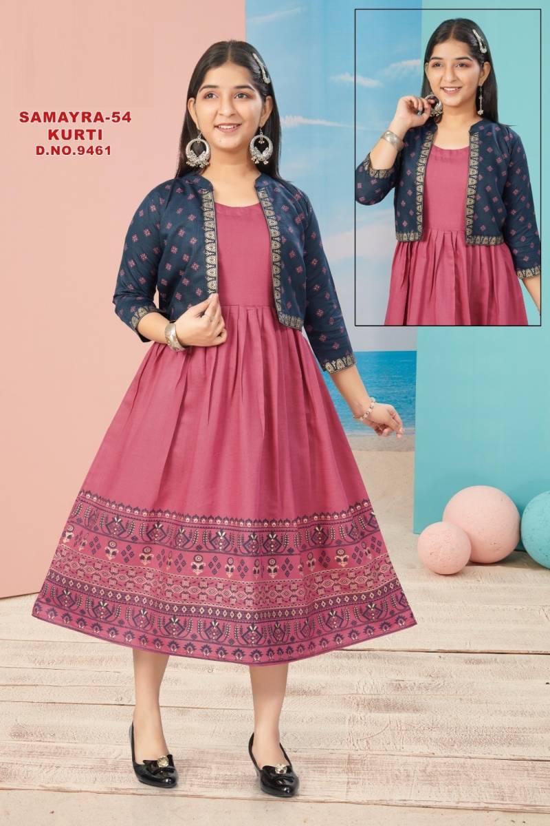 Samayra Vol 54 Vetican Kurti With Koti Collection